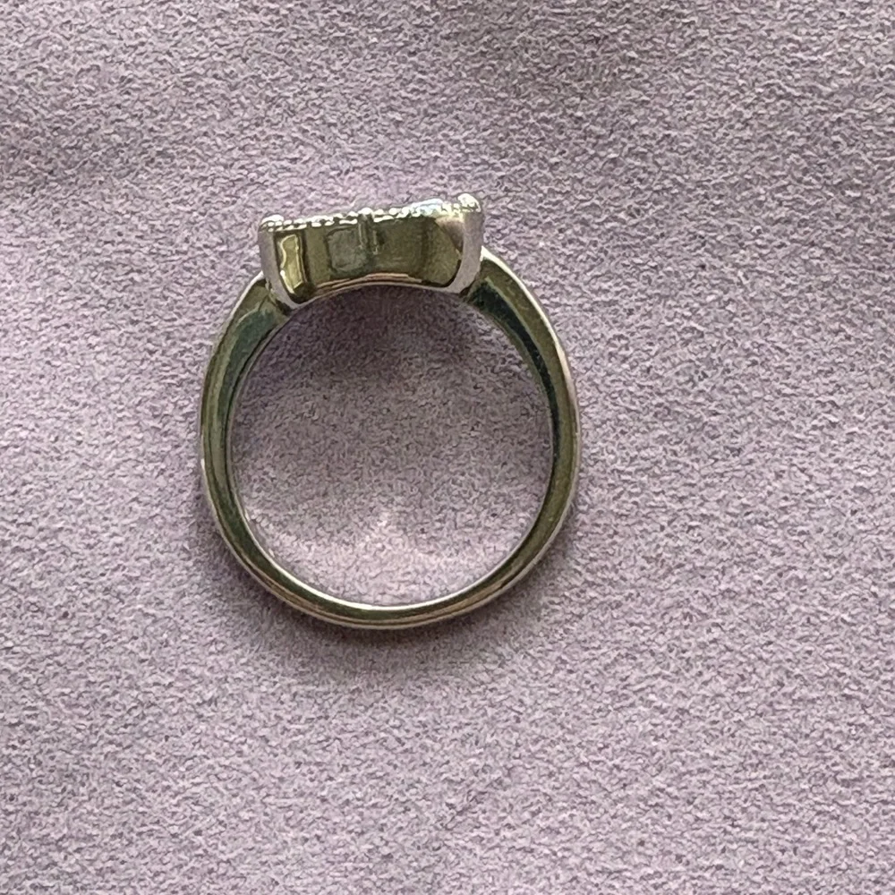Melinda Maria Silver Ring with Oval Clear Stone - Picture 5 of 8